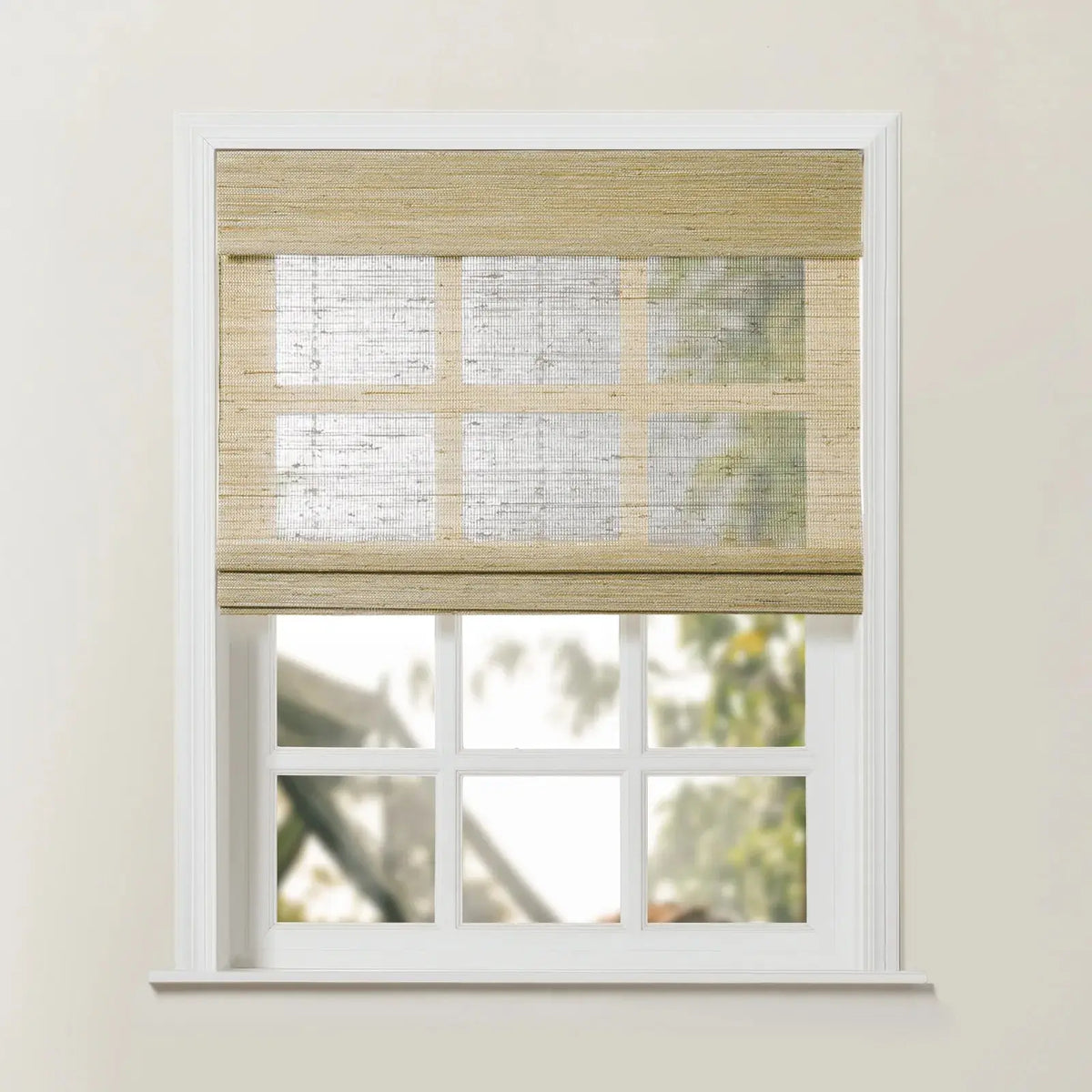 Rae Natural Ramie Jute Woven Wood Blinds - Series D