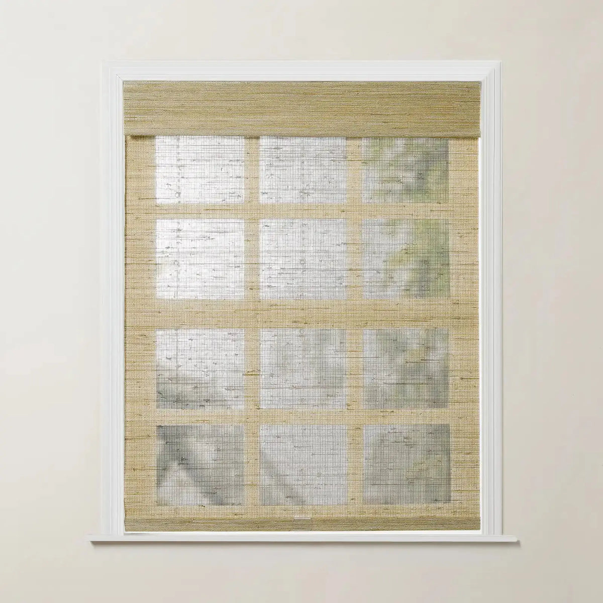 Rae Natural Ramie Jute Woven Wood Blinds - Series D