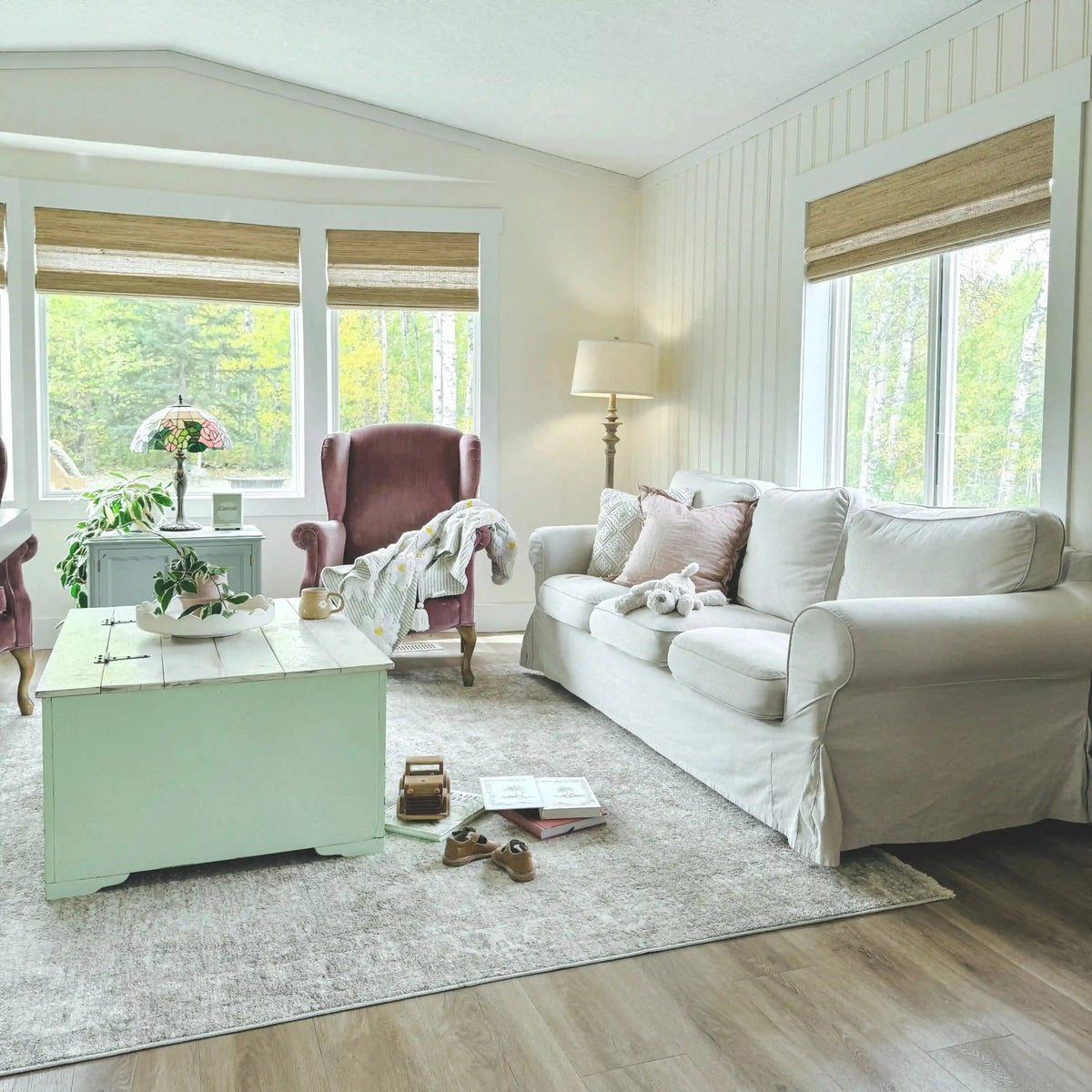 Rae Natural Ramie Jute Woven Wood Blinds - Series D