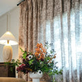 Sara Le x TWOPAGES Vintage Printed Linen Pleated Curtains