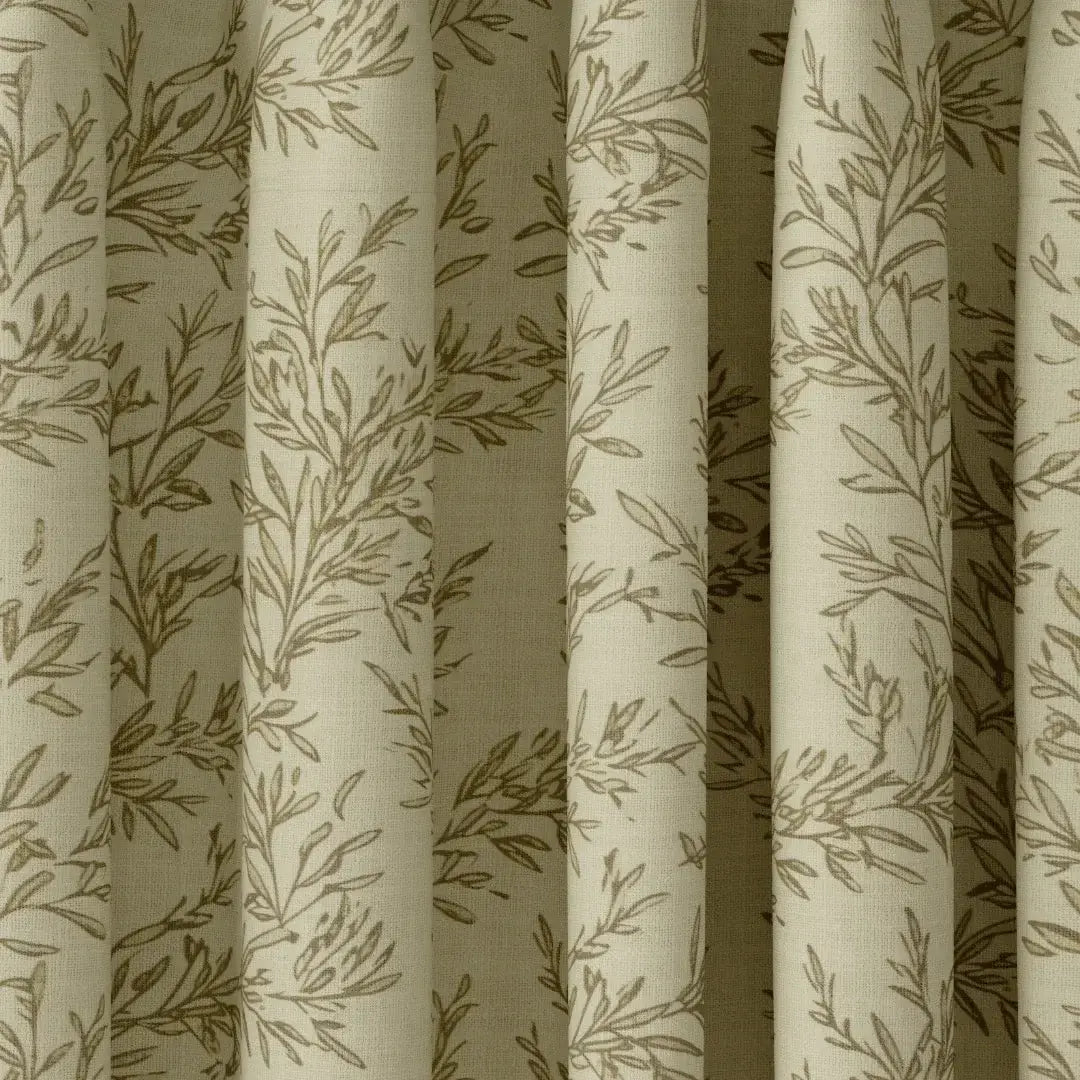 Sara Le Print Linen Drapery Pleated -TWOPAGES