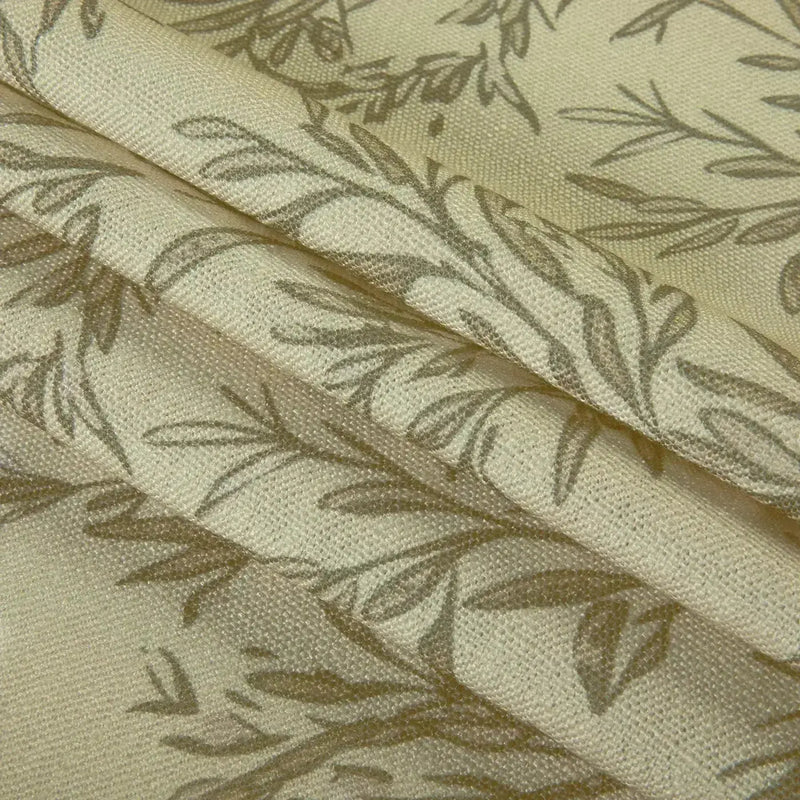 Sara Le x TWOPAGES Vintage Printed Linen Pleated Curtains