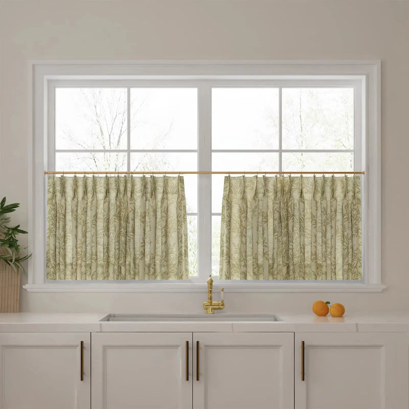 Sara Le x TWOPAGES Vintage Printed Linen Café Curtains