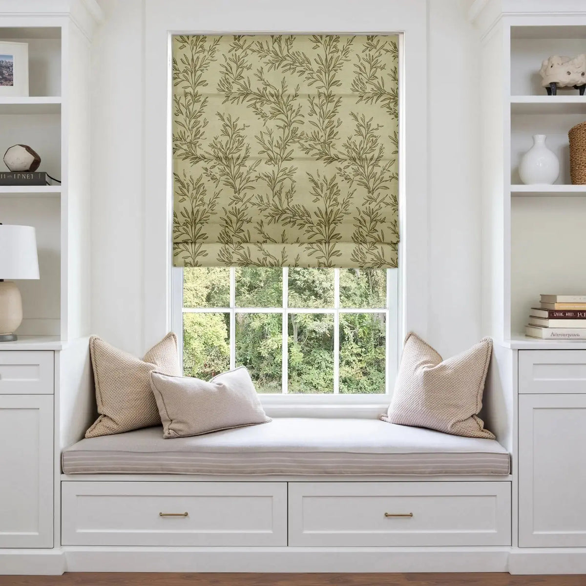 Sara Le x TWOPAGES Printed Linen Roman Blind Cordless