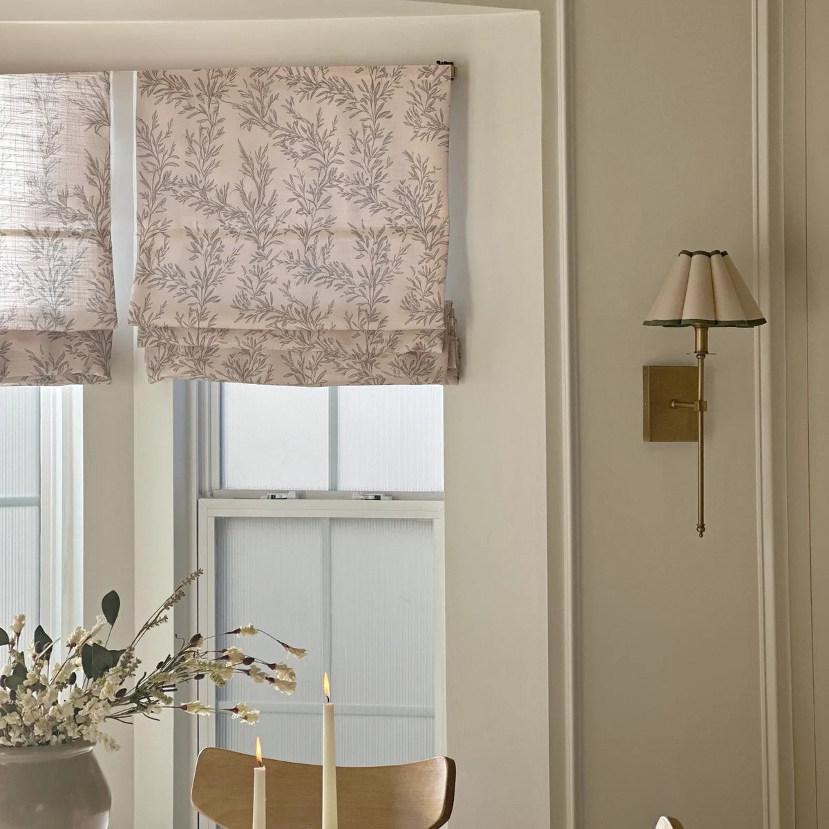 Sara Le x TWOPAGES Printed Linen Roman Blind Cordless