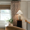 Sara Le x TWOPAGES Vintage Printed Linen Pleated Curtains