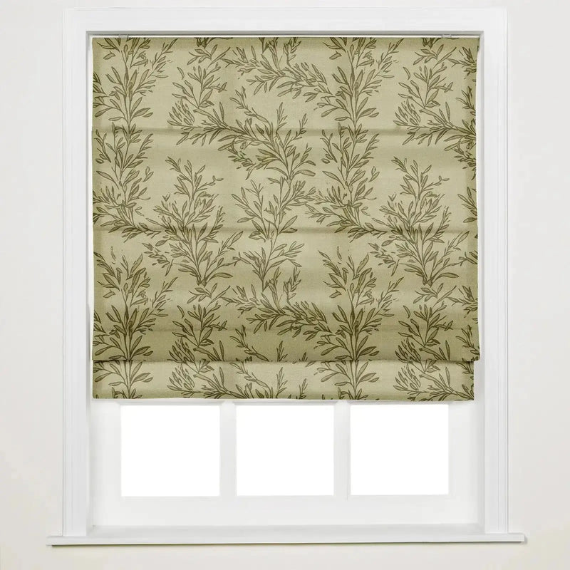 Sara Le x TWOPAGES Printed Linen Roman Blind Cordless