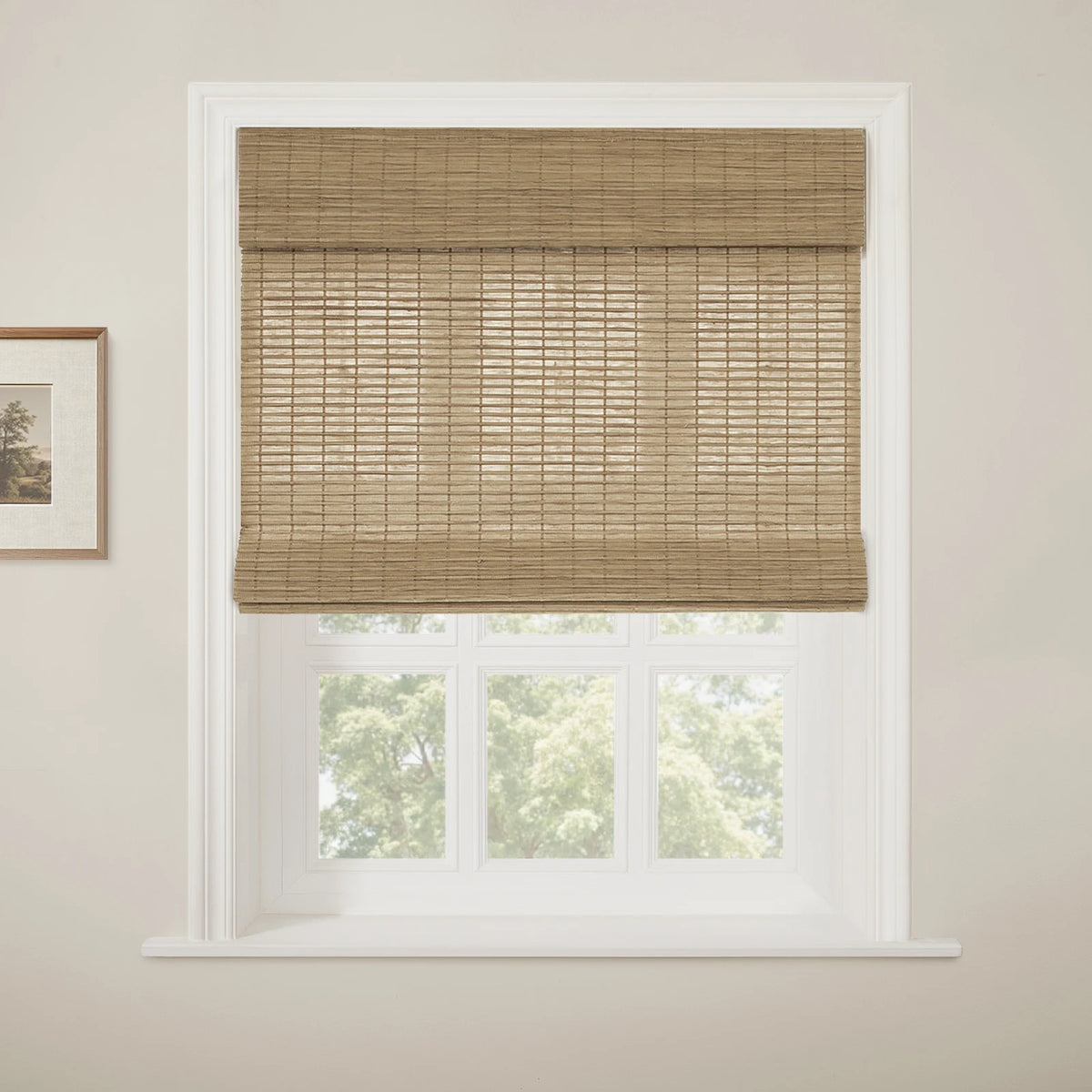 Rae Natural Ramie Jute Woven Wood Shades - Series W