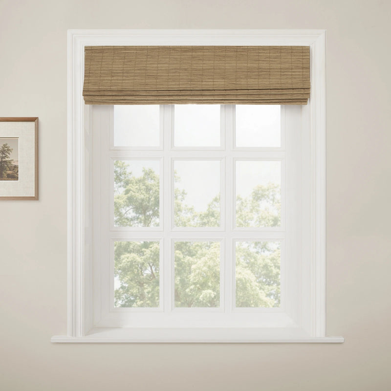 Rae Natural Ramie Jute Woven Wood Shades - Series W