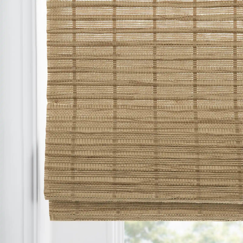 Rae Natural Ramie Jute Woven Wood Shades - Series W