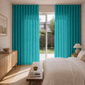 Birkin Velvet S-fold Curtains with Snap Tape - Lora Track