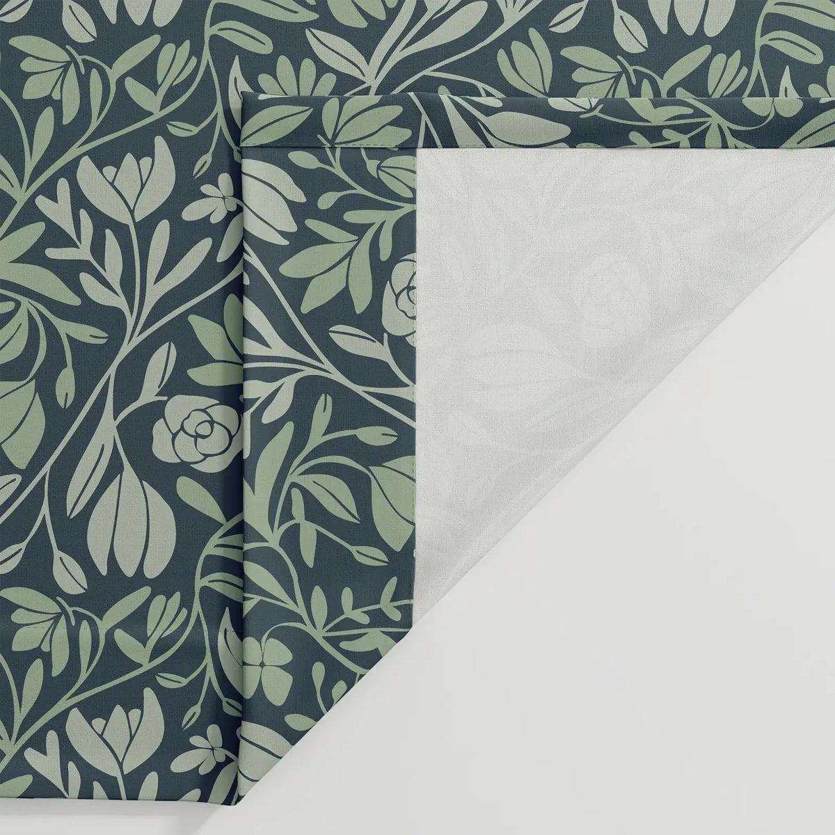 Kate Frost x TWOPAGES Woodland Patterned Cotton Pleated Curtains