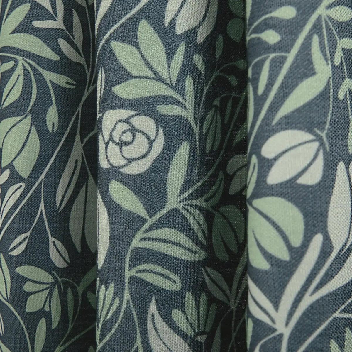 Kate Frost x TWOPAGES Woodland Patterned Cotton Pleated Curtains