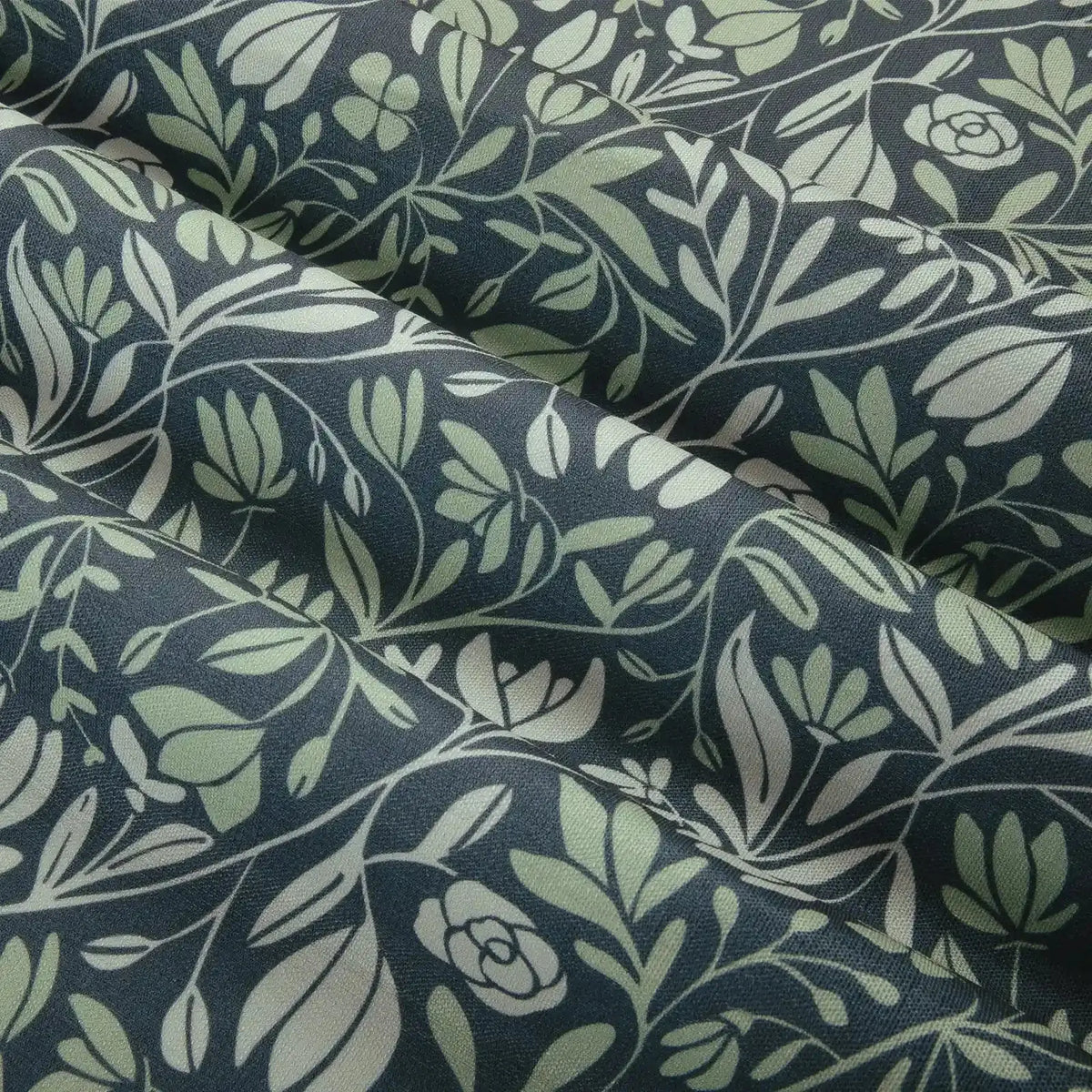 Kate Frost x TWOPAGES Woodland Patterned Cotton Pleated Curtains