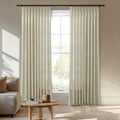 Veda Lustrous Cotton Velvet Pleated Curtains