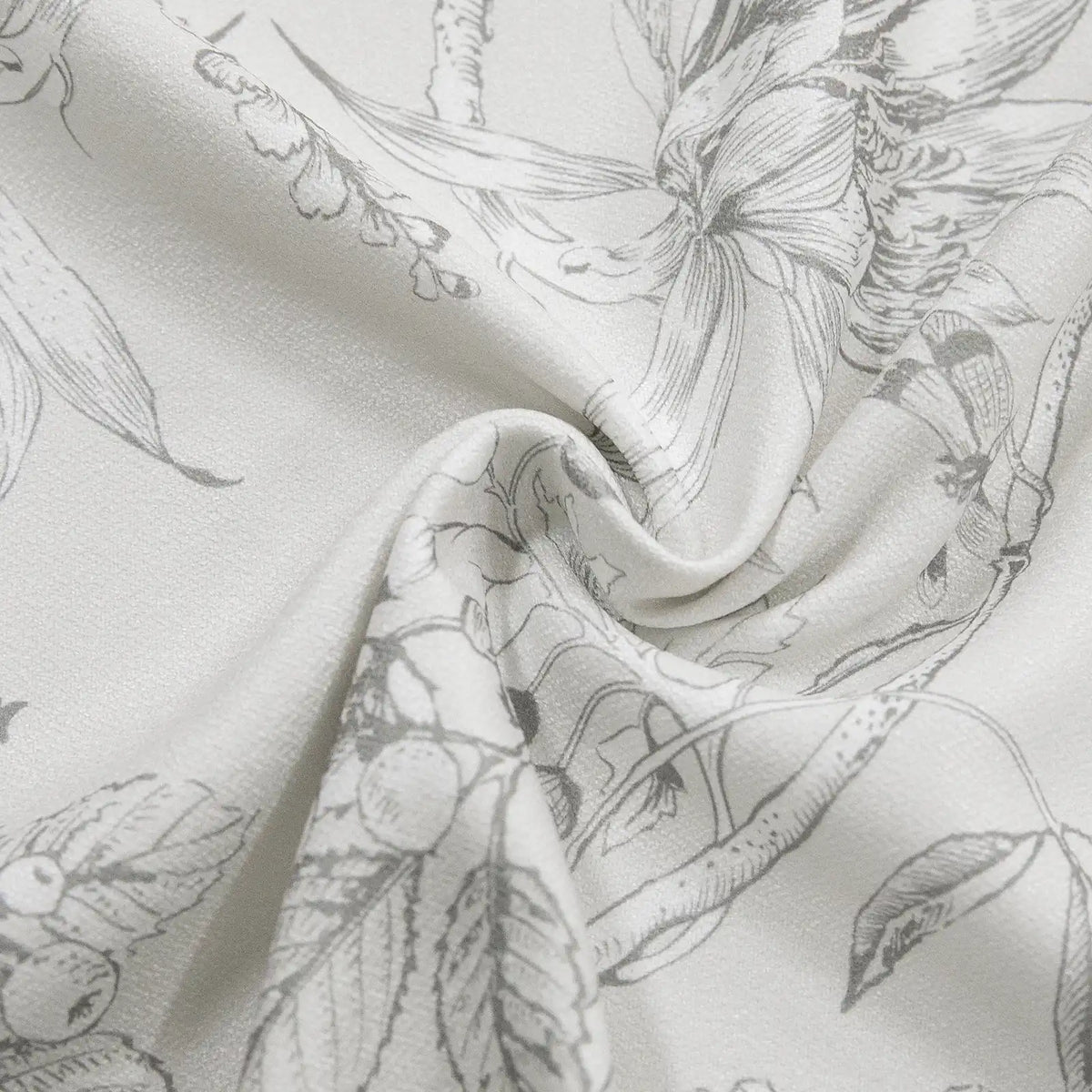 Holly Botanical Boho Pleated Curtains