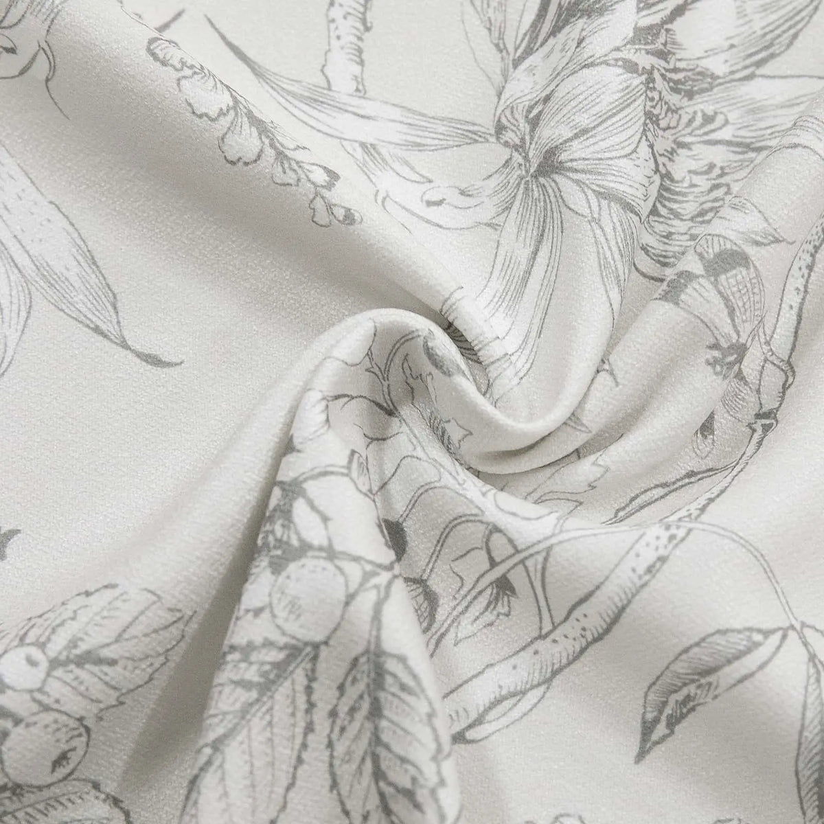 Holly Botanical Boho Pleated Curtains