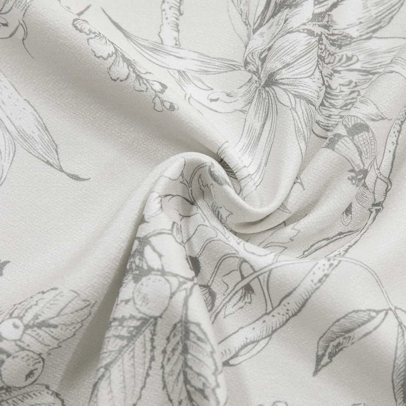 Holly Botanical Boho Pleated Curtains