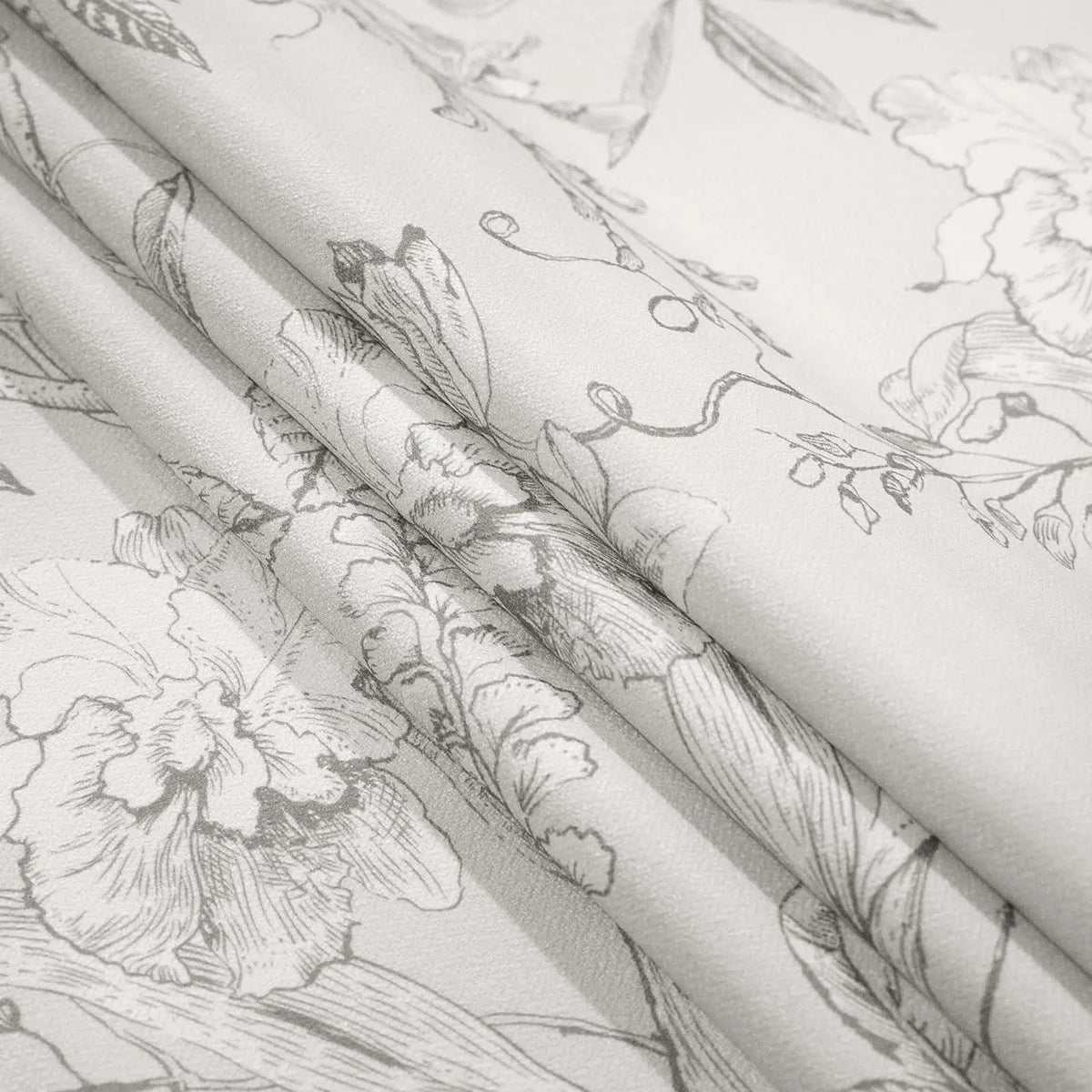 Holly Botanical Boho Pleated Curtains