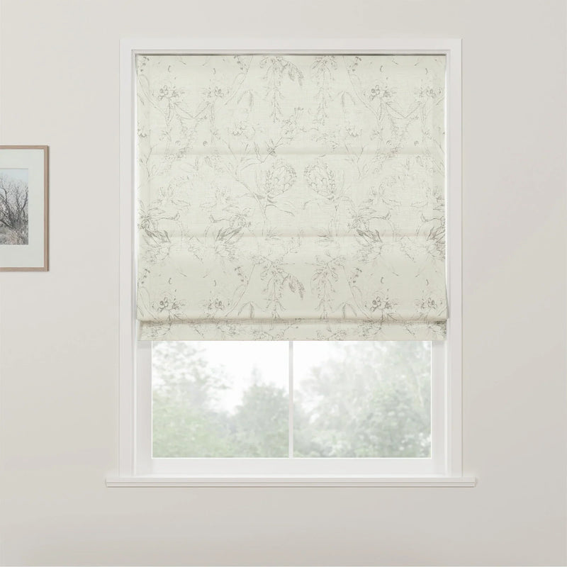 Holly Botanical Boho Roman Blind Cordless