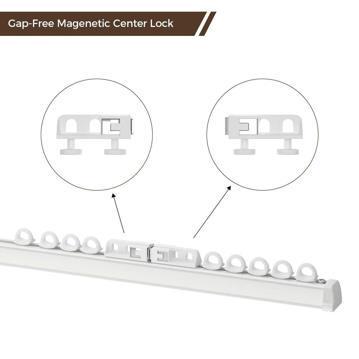 Velin Bendable Single Ceiling Curtain Track