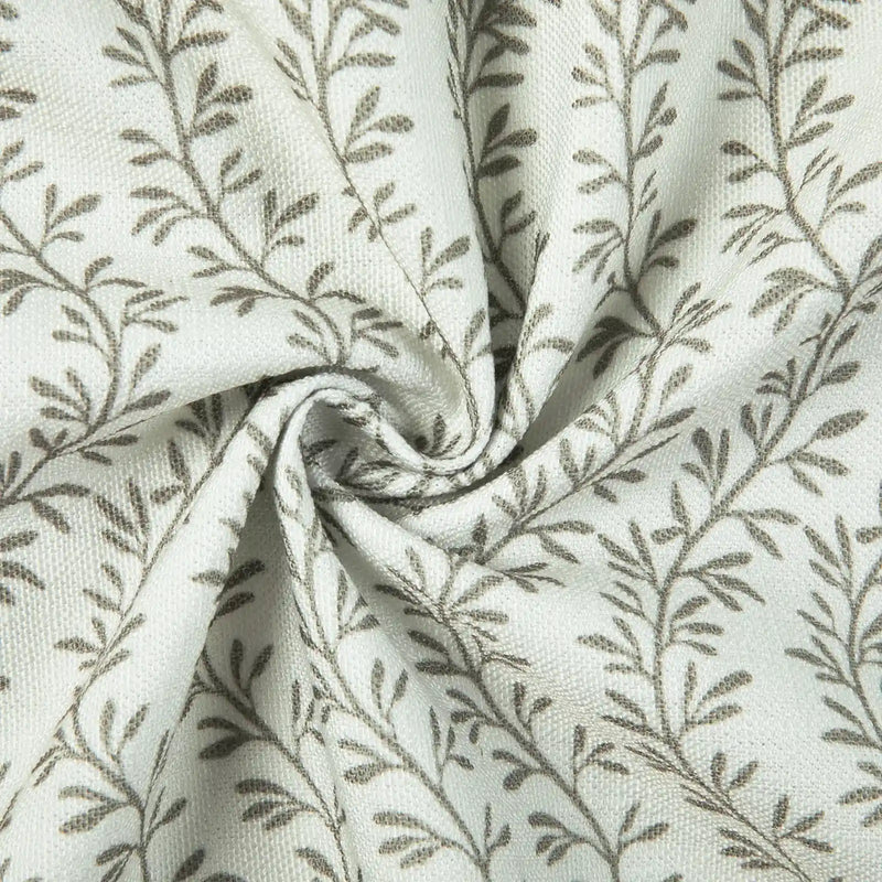 Britt Bengoechea x TWOPAGES Cottage Floral Printed Linen Cotton Pleated Curtains