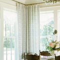 Britt Bengoechea x TWOPAGES Cottage Floral Printed Linen Cotton Pleated Curtains