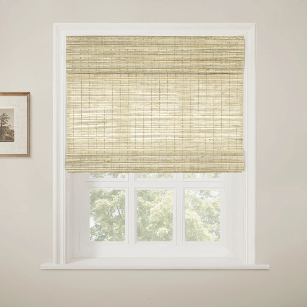 Rae Natural Ramie Jute Woven Wood Shades - Series W