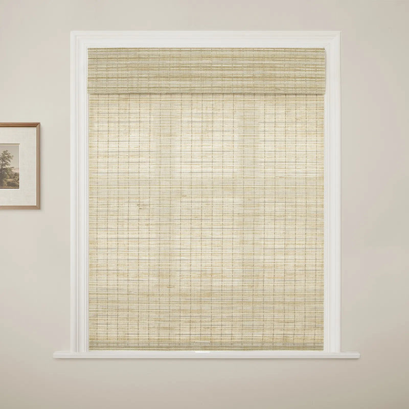 Rae Natural Ramie Jute Woven Wood Shades - Series W