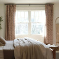 Sara Le x TWOPAGES Vintage Printed Linen Pleated Curtains