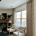 Sara Le x TWOPAGES Vintage Printed Linen Pleated Curtains