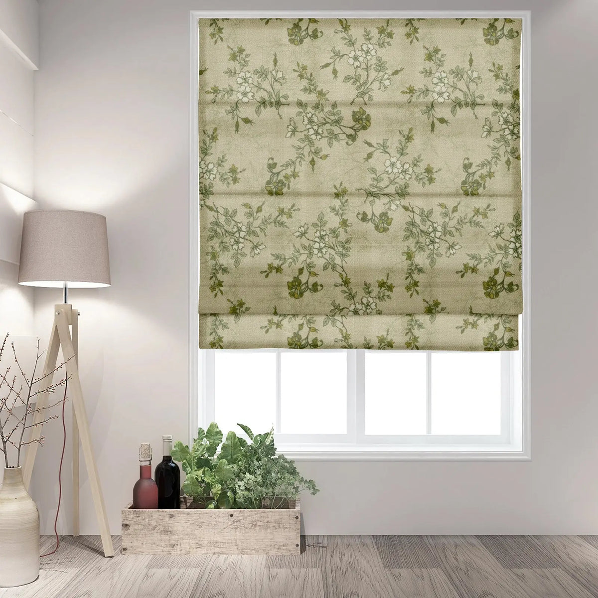 Sara Le x TWOPAGES Printed Linen Roman Blind Cordless