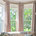 Sara Le x TWOPAGES Vintage Printed Linen Pleated Curtains