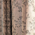 Sara Le x TWOPAGES Vintage Printed Linen Pleated Curtains