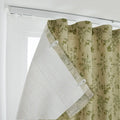 Sara Le x TWOPAGES Printed Linen S-fold Curtains with Belt Hook - Leo Track