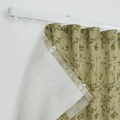 Sara Le x TWOPAGES Printed Linen S-fold Curtains with Belt Hook - Leo Track