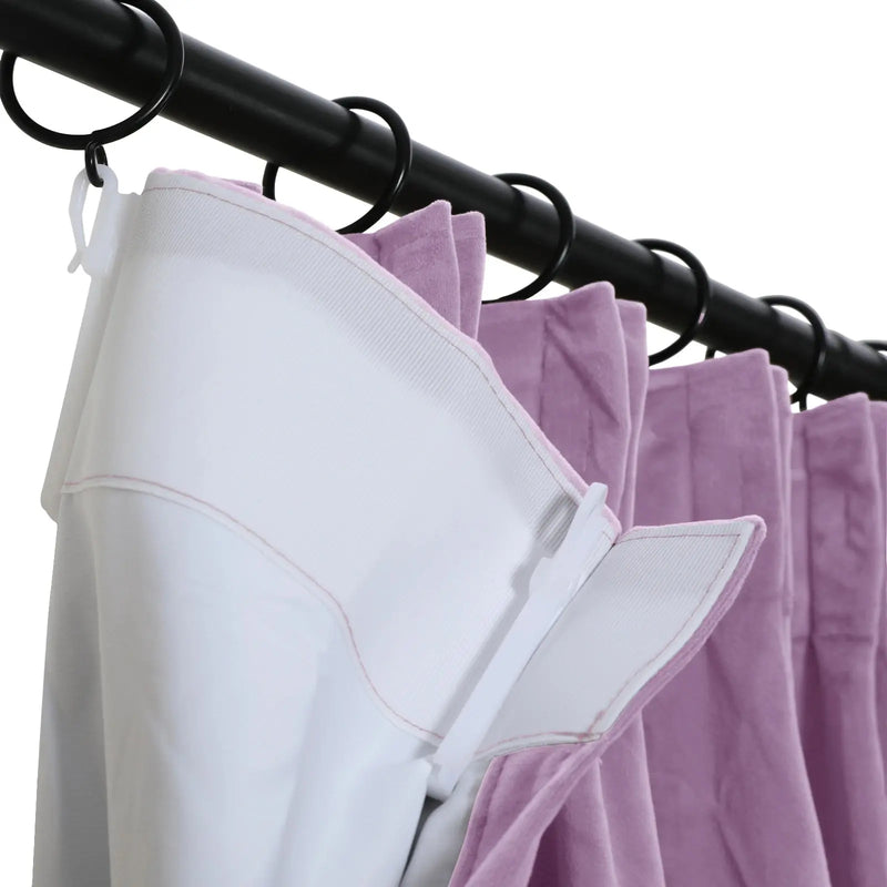 Birkin Velvet Pleated Curtains