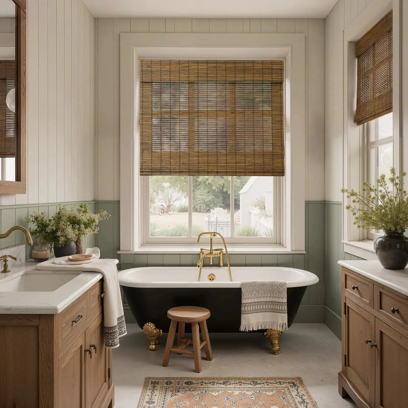 Rae Natural Bamboo Woven Blinds - Series S