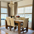Lay Natural Ramie Bamboo Woven Blind - Wall White