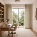 Jawara Linen Cotton S-fold Curtain with Belt Hook - Lora Track