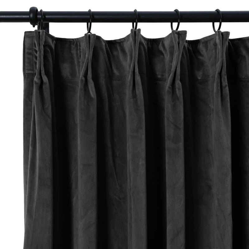 Birkin Velvet Pleated Curtains