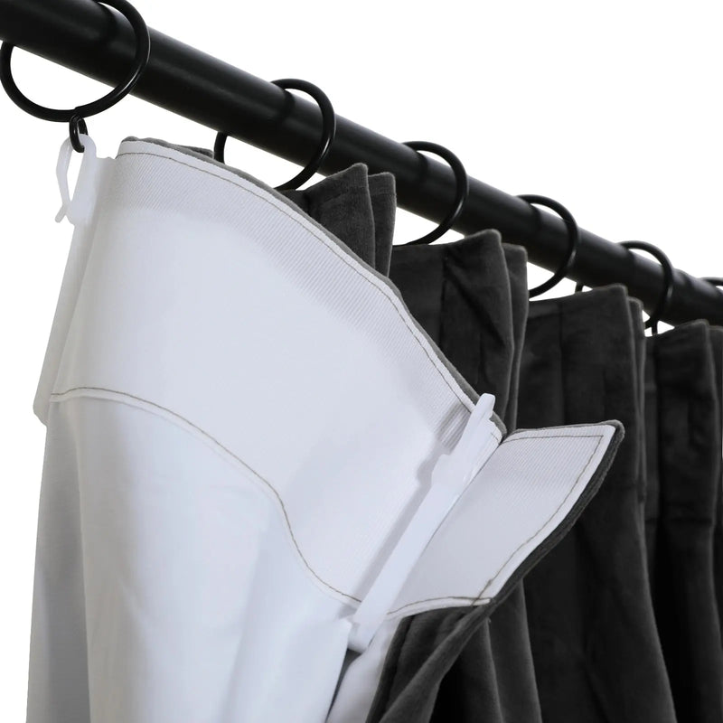 Birkin Velvet Pleated Curtains