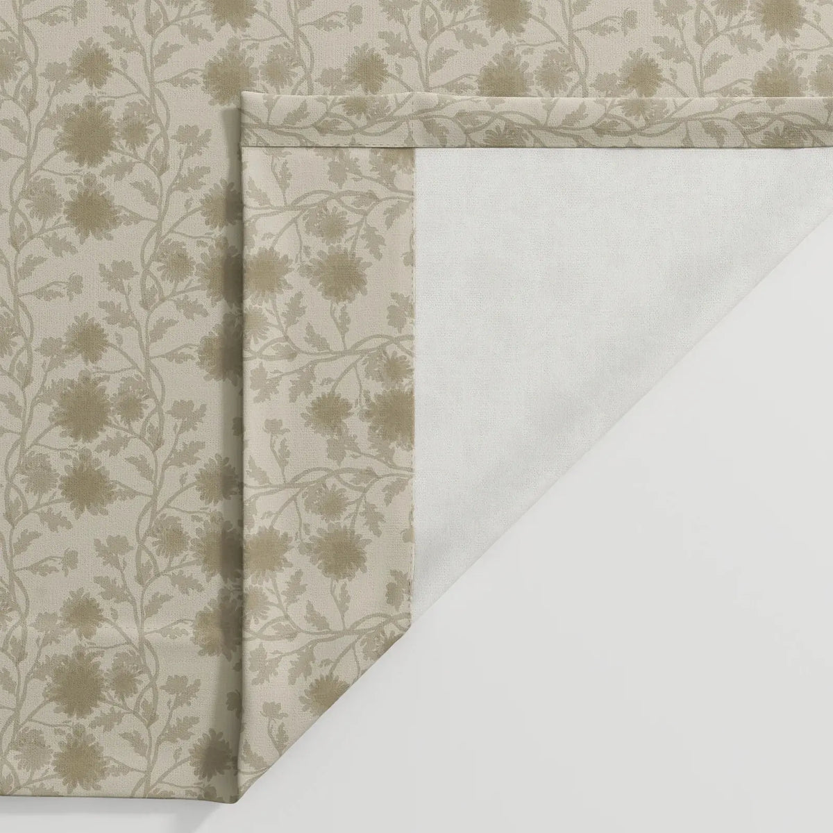 Rebecca Hughes x TWOPAGES Classic Vintage Printed Cotton Pleated Curtains