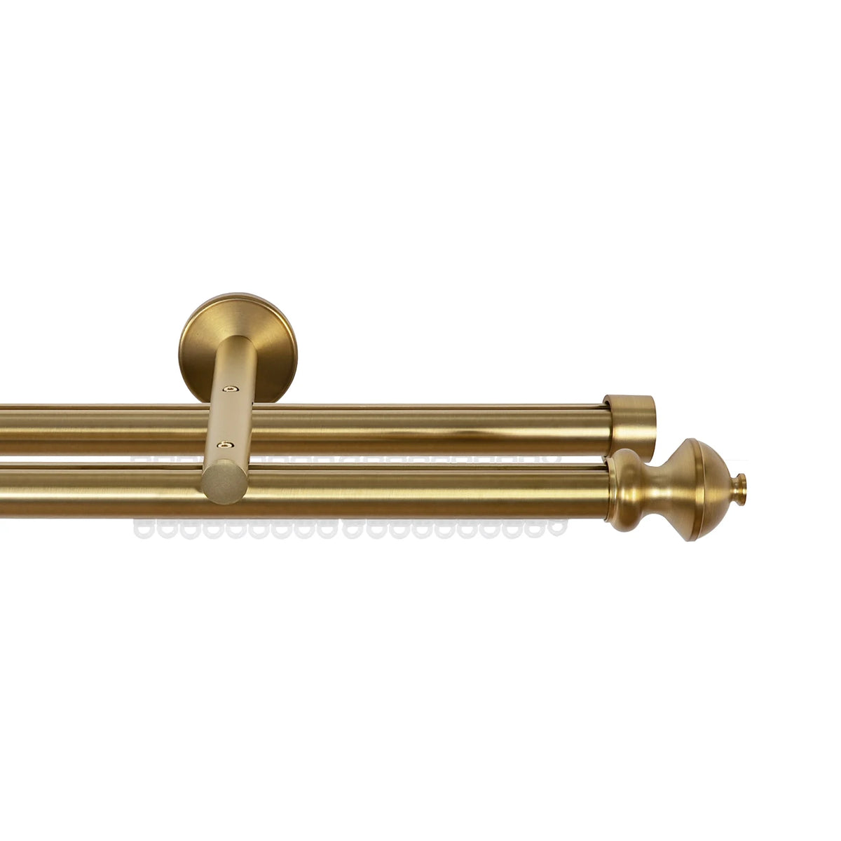 Cato Double Decorative Traverse Curtain Rod