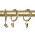 Jaylon Quiet-Glide Curtain Clip Rings (Pack of 12)