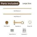 Lucas Adjustable Curtain Rod with Rings