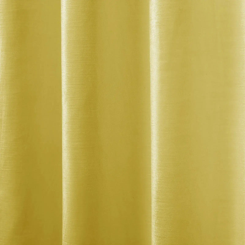 Veda Lustrous Cotton Velvet Pleated Curtains