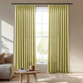 Veda Lustrous Cotton Velvet Pleated Curtains