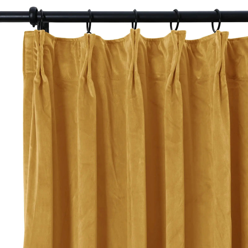 Birkin Velvet Pleated Curtains