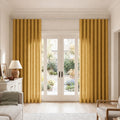 Birkin Velvet S-fold Curtains with Belt Hook - Cato Traverse Rod